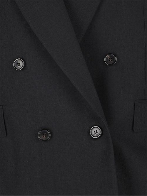 Giacca doppiopetto in lana SAINT LAURENT | 835102Y5K321000